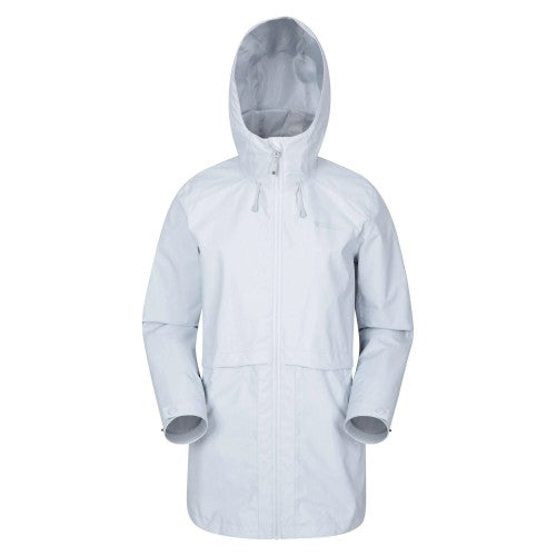Front - Mountain Warehouse Womens/Ladies Rain Drops Long Length Waterproof Jacket