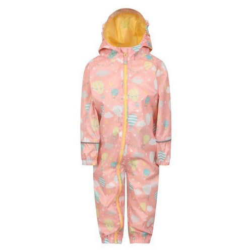 Front - Mountain Warehouse Childrens/Kids Puddle Clouds Rain Suit