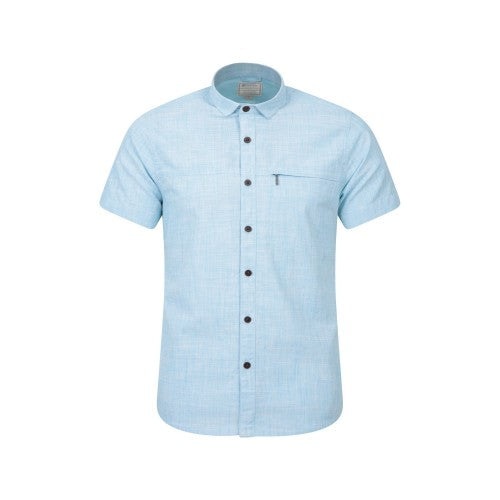 Front - Mountain Warehouse Mens Coconut Slim Short-Sleeved Shirt