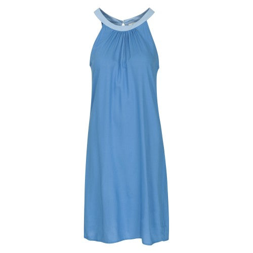 Front - Mountain Warehouse Womens/Ladies Cornwall Ruched Maxi Dress