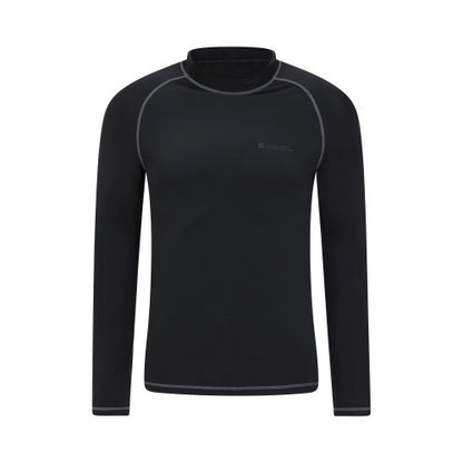 Front - Mountain Warehouse Mens Long-Sleeved Rash Guard