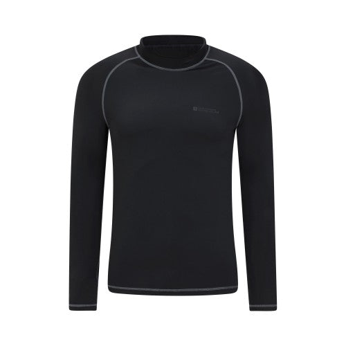Front - Mountain Warehouse Mens Long-Sleeved Rash Guard