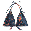 Front - Animal Womens/Ladies Iona Leaf Print Halter Neck Bikini Top