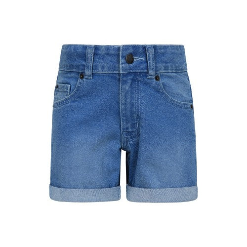 Front - Mountain Warehouse Childrens/Kids Denim Shorts