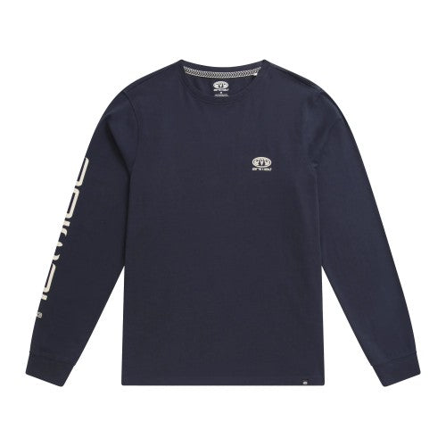 Front - Animal Mens Tommy Graphic Print Organic Long-Sleeved T-Shirt