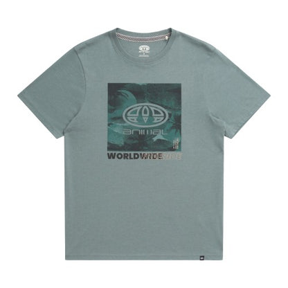 Front - Animal Mens Jacob Graphic Print Organic T-Shirt