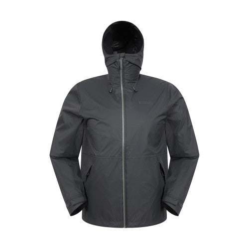 Front - Mountain Warehouse Mens Packaway Waterproof Jacket