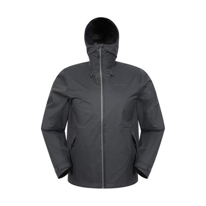 Front - Mountain Warehouse Mens Packaway Waterproof Jacket