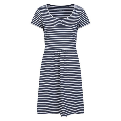 Front - Mountain Warehouse Womens/Ladies Essentials Lora Stripe Skater Dress