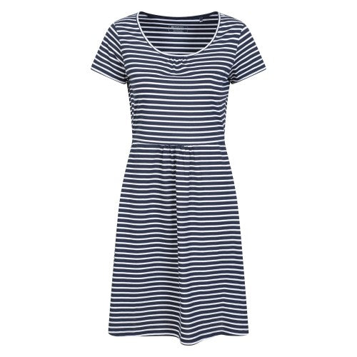 Front - Mountain Warehouse Womens/Ladies Essentials Lora Stripe Skater Dress