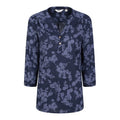 Front - Mountain Warehouse Womens/Ladies Petra Floral 3/4 Sleeve Shirt