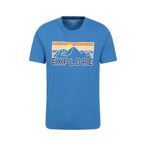 Front - Mountain Warehouse Mens Explore Organic T-Shirt