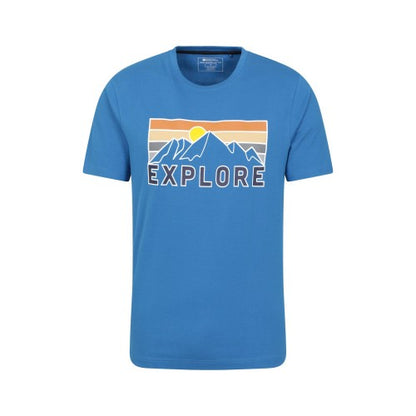 Front - Mountain Warehouse Mens Explore Organic T-Shirt