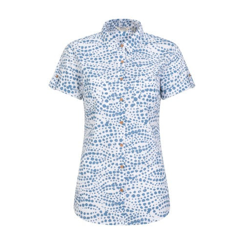 Front - Mountain Warehouse Womens/Ladies Coconut Spotted Short-Sleeved Shirt
