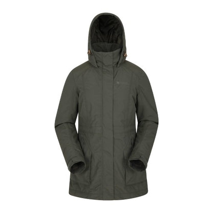 Front - Mountain Warehouse Womens/Ladies Street Padded Waterproof Jacket