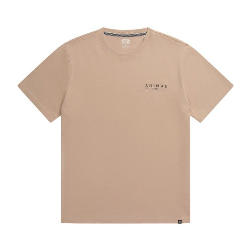 Front - Animal Mens Chase Graphic Print Organic T-Shirt