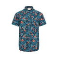 Front - Mountain Warehouse Mens Tropical Floral Short-Sleeved Shirt