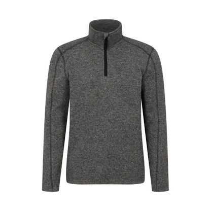 Front - Mountain Warehouse Mens Idris II Half Zip Fleece Top