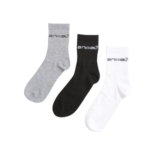 Front - Animal Womens/Ladies Cady Recycled Ankle Socks (Pack of 3)