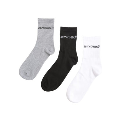 Front - Animal Womens/Ladies Cady Recycled Ankle Socks (Pack of 3)