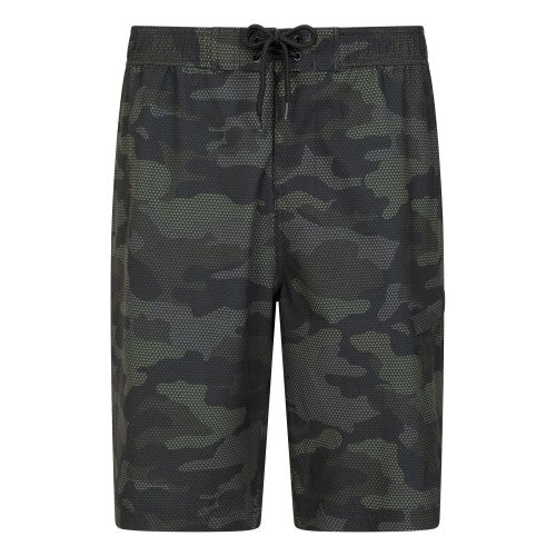 Front - Mountain Warehouse Mens Camouflage Swim Shorts