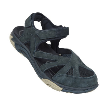 Front - Mountain Warehouse Womens/Ladies Sussex Wolverine Suede Covered Sandals
