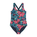 Front - Animal Womens/Ladies Mia Floral Cross Back One Piece Swimsuit