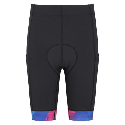 Front - Mountain Warehouse Womens/Ladies Chase Printed Cycling Shorts