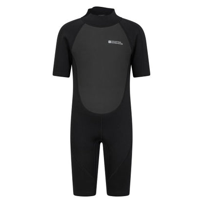 Front - Mountain Warehouse Childrens/Kids Shorty Logo Wetsuit