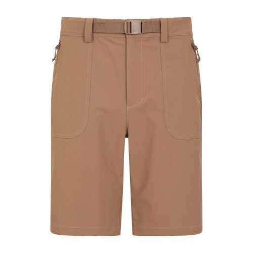 Front - Mountain Warehouse Mens Grassland Belted Shorts