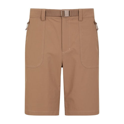 Front - Mountain Warehouse Mens Grassland Belted Shorts
