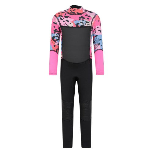 Front - Mountain Warehouse Childrens/Kids Printed Full Wetsuit