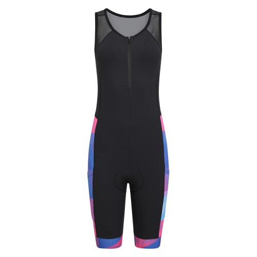 Front - Mountain Warehouse Womens/Ladies Chase Cycling Bib Shorts