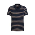 Front - Mountain Warehouse Mens Wren Stripe Cotton Polo Shirt