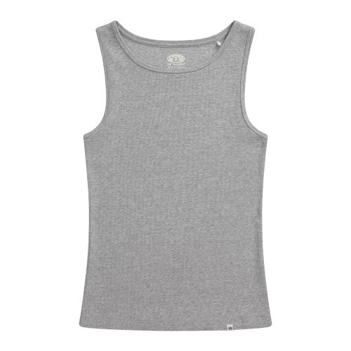 Front - Animal Womens/Ladies Ribbed Organic Tank Top