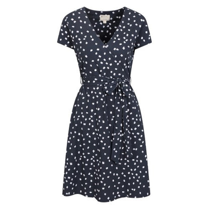 Front - Mountain Warehouse Womens/Ladies Santorini Spotted Jersey UV Protection Dress
