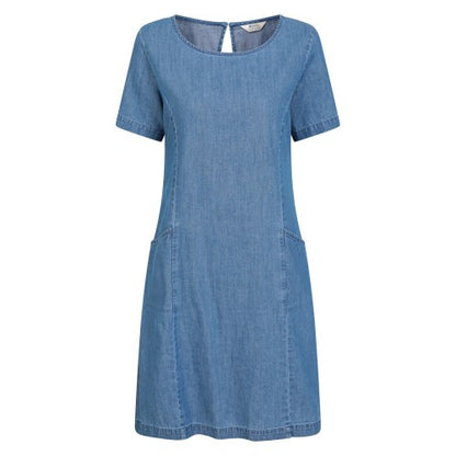 Front - Mountain Warehouse Womens/Ladies Flora Denim UV Protection Dress