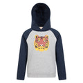 Front - Mountain Warehouse Childrens/Kids Terry Tiger Organic Hoodie