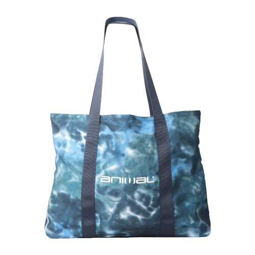 Front - Animal Tie Dye Recycled Shoulder Bag