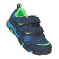 Front - Mountain Warehouse Childrens/Kids Zap Turtle Light Up Trainers