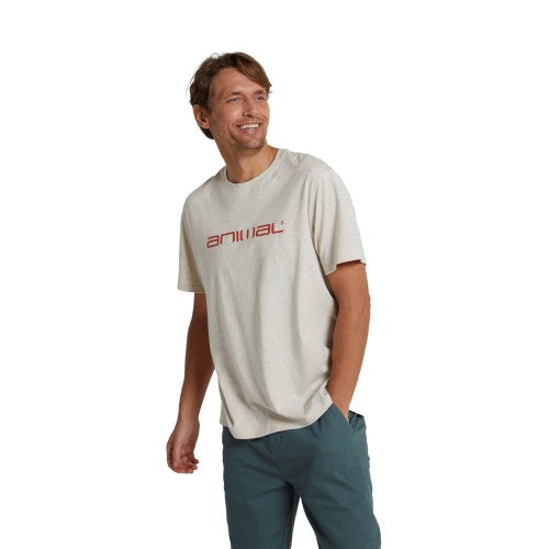 Front - Animal Mens Chase Organic Summer T-Shirt