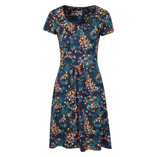 Front - Mountain Warehouse Womens/Ladies Essentials Lora Floral Skater Dress