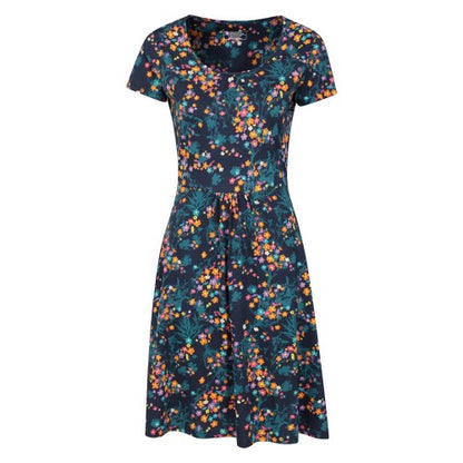 Front - Mountain Warehouse Womens/Ladies Essentials Lora Floral Skater Dress