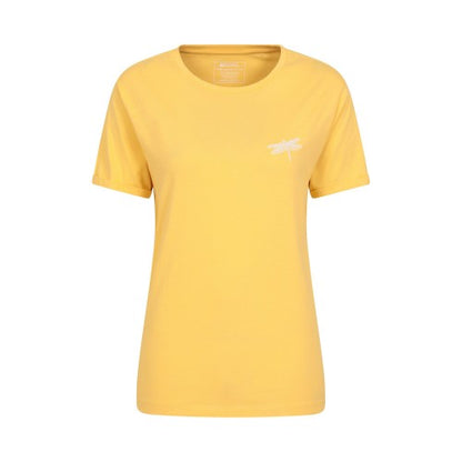 Front - Mountain Warehouse Womens/Ladies Dragonfly Organic Loose Fit T-Shirt