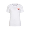 Front - Mountain Warehouse Womens/Ladies Palm Wave Organic Cotton Loose Fit T-Shirt