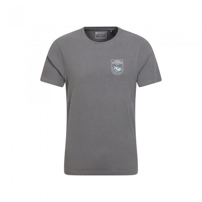 Front - Mountain Warehouse Mens Discover Snowdon Cotton T-Shirt