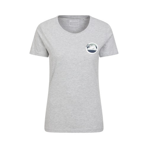 Front - Mountain Warehouse Womens/Ladies Oban Tree Ring Organic T-Shirt