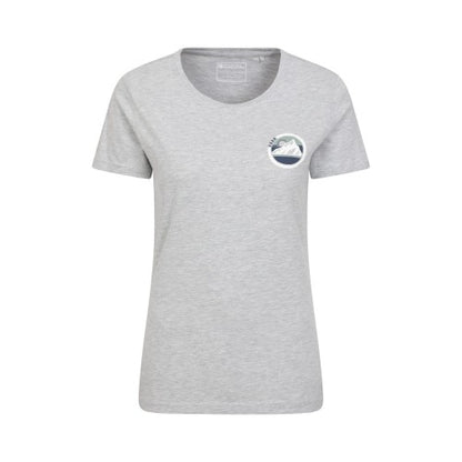 Front - Mountain Warehouse Womens/Ladies Oban Tree Ring Organic T-Shirt