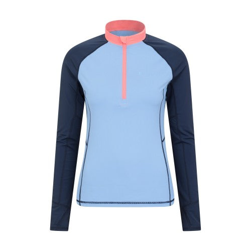 Front - Mountain Warehouse Womens/Ladies Helston Long-Sleeved Rash Guard
