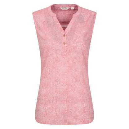 Front - Mountain Warehouse Womens/Ladies Petra Printed Sleeveless Top